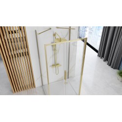 Kabina Prysznicowa Przyścienna Rapid Slide Złota