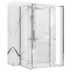 Kabina Prysznicowa Przyścienna Rea Rapid Swing Chrom