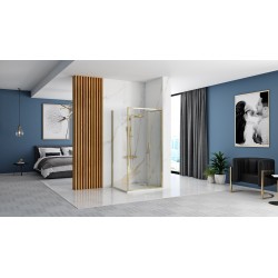 Kabina Prysznicowa Narożna Rapid Fold Złota