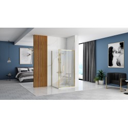 Kabina Prysznicowa Narożna Rapid Fold Złota