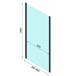 Kabina Prysznicowa Narożna Rapid Fold Złota