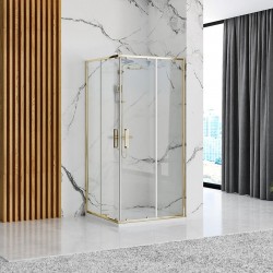 Kabina prysznicowa Rea Punto 90x90 Złota