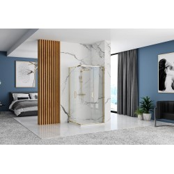 Kabina prysznicowa Rea Punto 90x90 Złota
