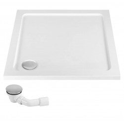 Kabina prysznicowa Rea City 90x90 Nikiel Szczotkowany