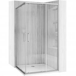 Kabina prysznicowa Rea City 80x100 Nikiel Szczotkowany