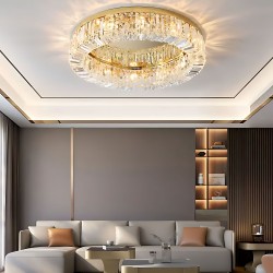 LAMPA KRYSZTAŁOWA PLAFON APP1728-6C 50 cm ZŁOTA