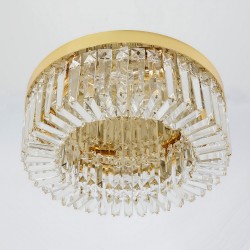 LAMPA KRYSZTAŁOWA PLAFON APP1728-6C 50 cm ZŁOTA