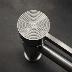 Bateria umywalkowa Rea Foster Nikiel Szczotkowany Wysoka