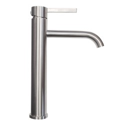 Bateria umywalkowa Rea Foster Nikiel Szczotkowany Wysoka