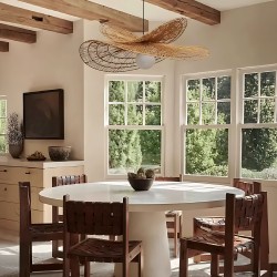 Lampa sufitowa wisząca boho APP1738-1CP 80CM