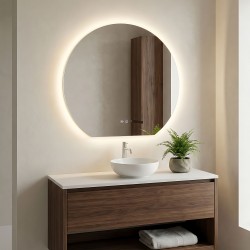 Lustro ścienne LED 80cm Fabio