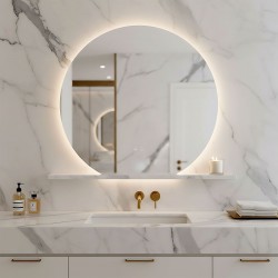 Lustro ścienne LED 80cm Fabio