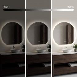 Lustro ścienne LED 80cm Fabio