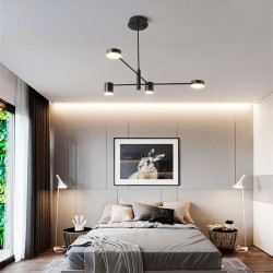 Lampa Sufitowa Nowoczesna 4-Ramienna APP596-4C z pilotem