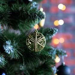 BOMBKI CHOINKOWE CZARNE 100SZT KL-21X04