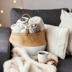 Kosz Naturalny BOHO 381181B