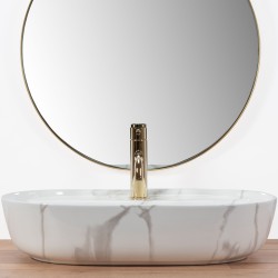 Umywalka REA Aura 61 Marmo Shiny