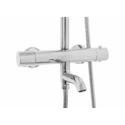 Zestaw Prysznicowy Natryskowy Z Termostatem Rea Lungo Chrom