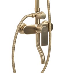 Zestaw Prysznicowy Rea VERSO Złoty Szczotkowany