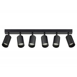 Lampa Sufitowa Reflektor APP1242-6C Czarna