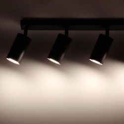 Lampa Sufitowa Reflektor APP1242-6C Czarna