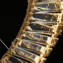 KRYSZTAŁOWA LAMPA SUFITOWA LED APP1201-CP