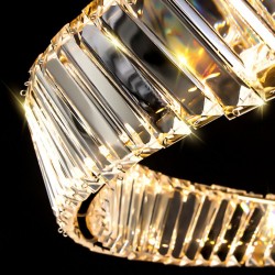 KRYSZTAŁOWA LAMPA SUFITOWA LED APP1201-CP