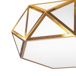 Lampa sufitowa 45cm APP1239-C Złota