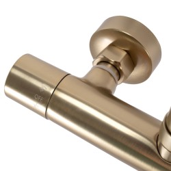 ZESTAW PRYSZNICOWY Z TERMOSTATEM Rea PAROT Złoty Szczotkowany