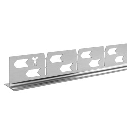 Listwa Spadkowa Brodzikowa 120cm Nikiel Szczotkowany