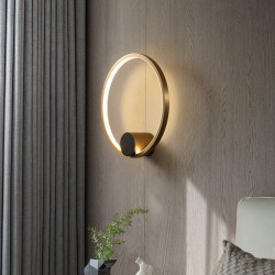 LAMPA ŚCIENNA KINKIET LED APP1391-CW OLD GOLD 50cm