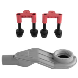 Odpływ Liniowy Rea Neox Superflow Stal Szczotkowana 80