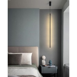 LAMPA SUFITOWA WISZĄCA LED APP1413-C BLACK 100cm