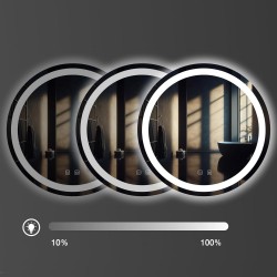 LUSTRO ŚCIENNE LED 50cm BAS