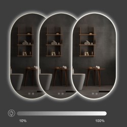 LUSTRO ŚCIENNE LED EGJ 50x90 cm