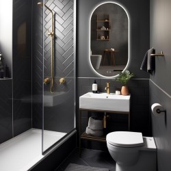 LUSTRO ŚCIENNE LED EGJ 50x90 cm