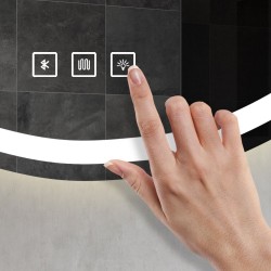 LUSTRO ŚCIENNE LED Z FUNKCJĄ BLUETOOTH 70x100cm FOG