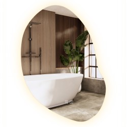 LUSTRO ŚCIENNE LED 80x60cm CLOUD C