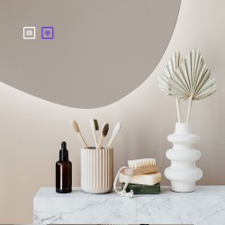 LUSTRO ŚCIENNE LED 80x60cm CLOUD C