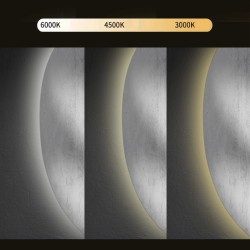 LUSTRO ŚCIENNE LED 80x60cm CLOUD C