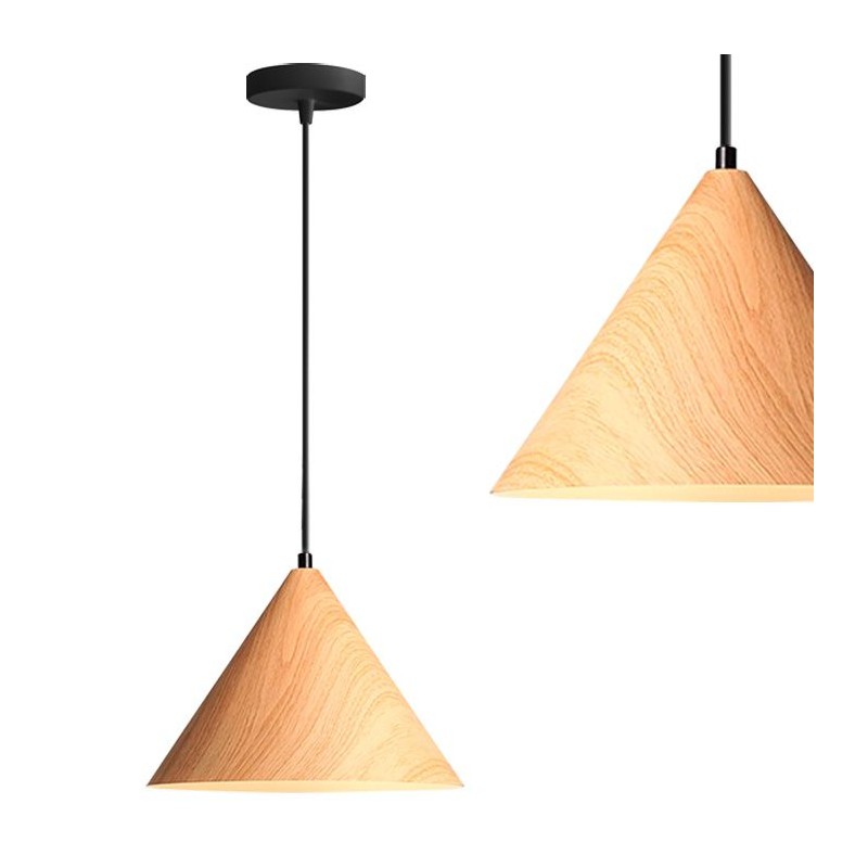 LAMPA SUFITOWA WISZĄCA APP1442-1CP WOOD