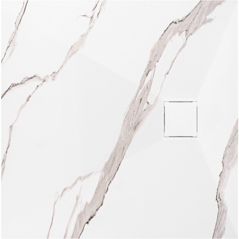 Brodzik prysznicowy Magnum CARRARA WHITE 90x90