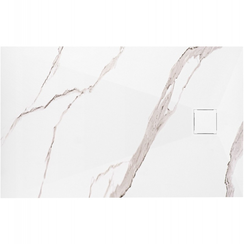 Brodzik prysznicowy Magnum CARRARA WHITE 80x100