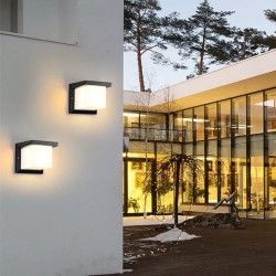 Lampa Elewacyjna kinkiet RSL014-1W Czarna