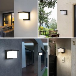 Lampa Elewacyjna kinkiet RSL014-1W Czarna