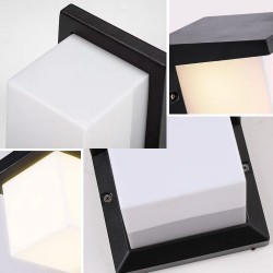 Lampa Elewacyjna kinkiet RSL014-1W Czarna