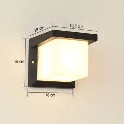 Lampa Elewacyjna kinkiet RSL014-1W Czarna