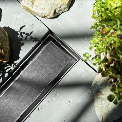 Odpływ Liniowy Rea Neox Pro Stal Szczotkowana 80