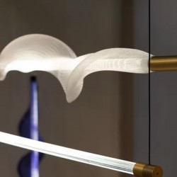 LAMPA SUFITOWA WISZĄCA LED APP1445-CP Złota