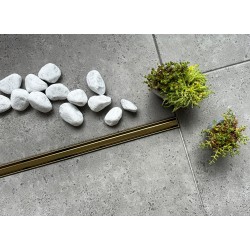 Odpływ Liniowy Rea Neox Slim Pro Złoty 90